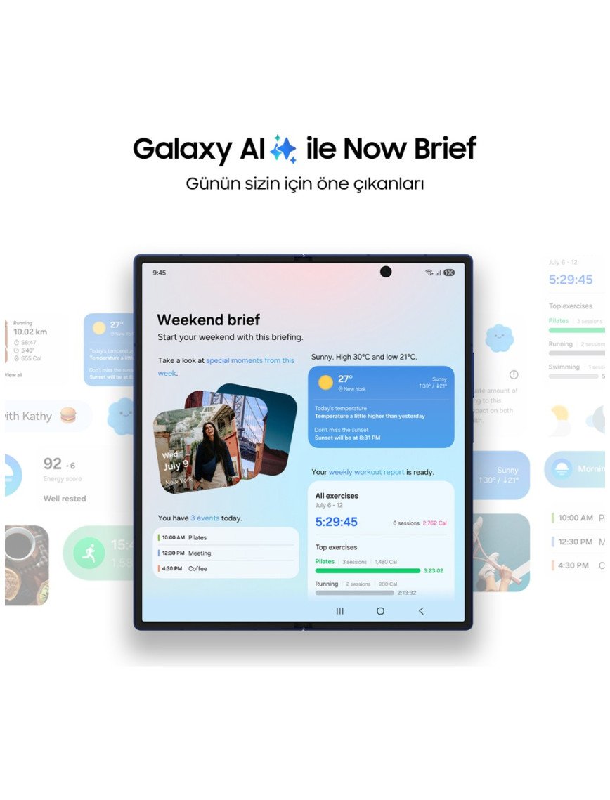 Samsung Galaxy Z Fold7 512 GB 12 GB Ram (Samsung Türkiye Garantili) Gece Siyahı